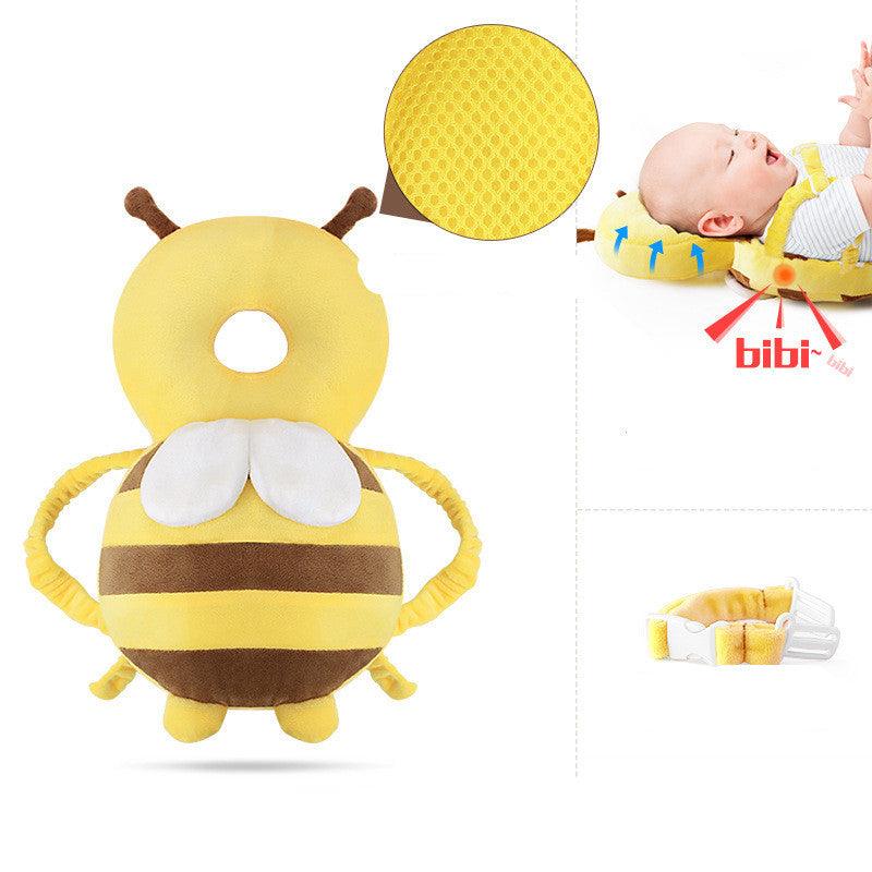 Infant Baby Anti-Fall Head Protection Pad Baby Headrest Child Toddler - Wizcoffer