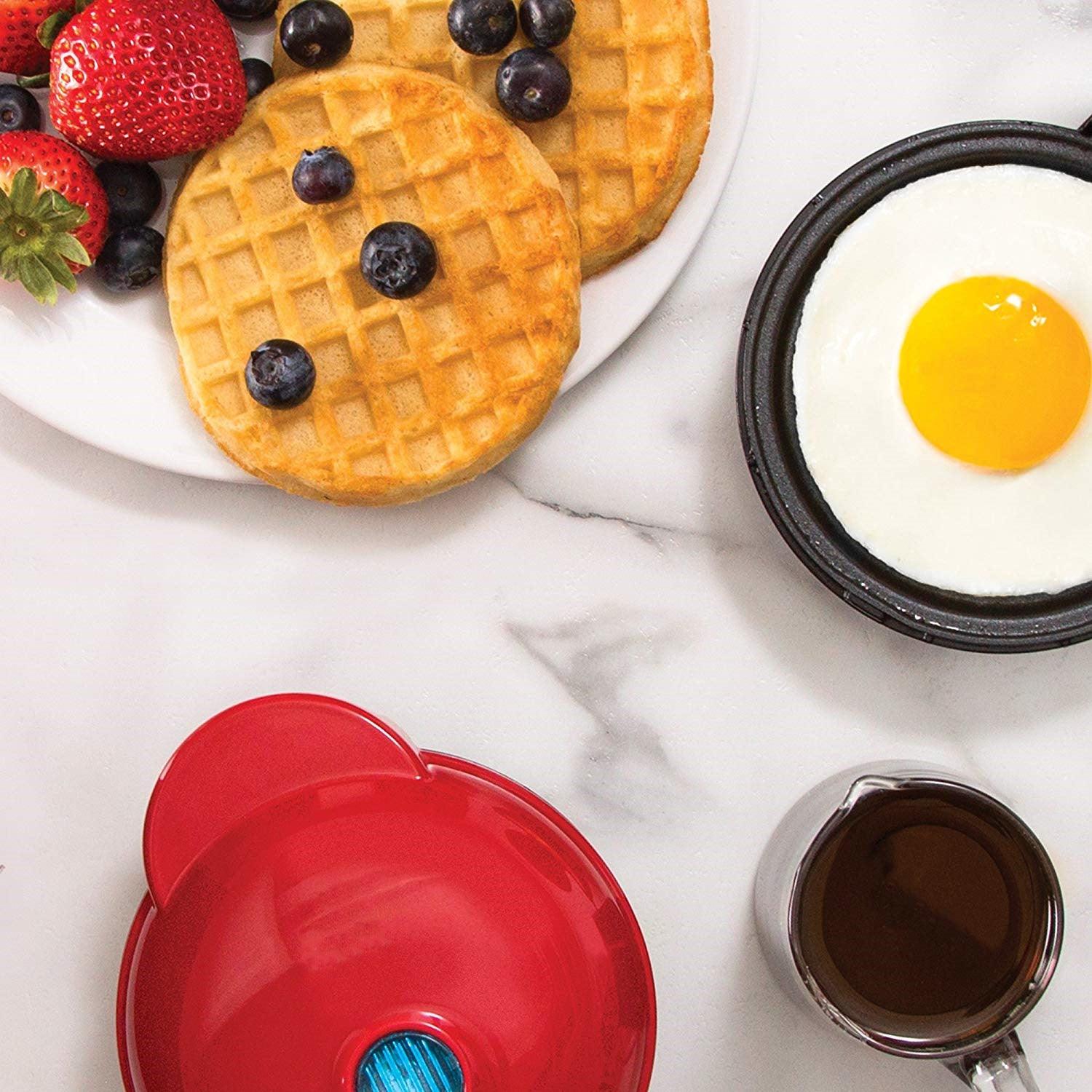 Mini Waffle Maker Household Children's Baking Machine Cake Maker - Wizcoffer