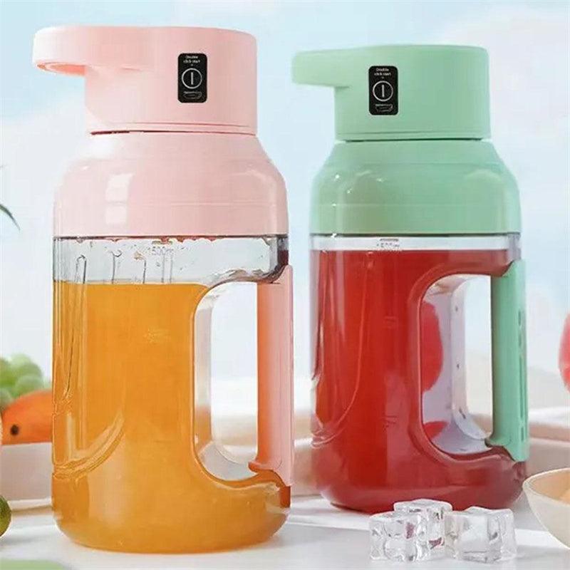 New Arrival Summer Electric Juicer Portable Large Capacity 1500ml Juice USB Rechargeable Electric Portable Blender Kitchen Gadgets - Wizcoffer