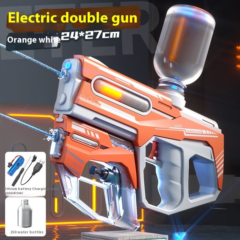 Children's Full-automatic Water-absorbing Electric Water Gun Toy - Wizcoffer