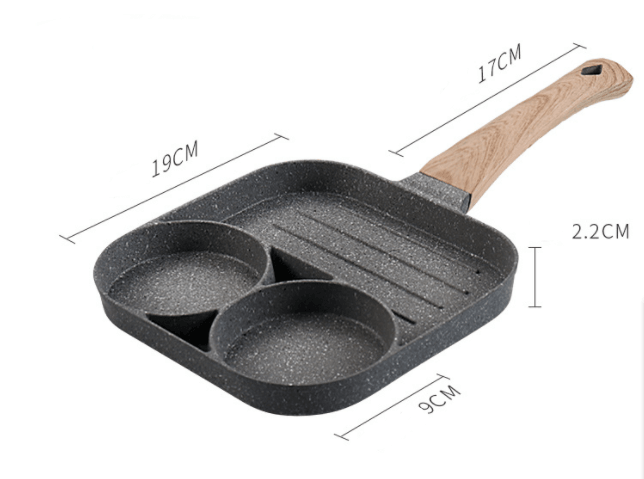 Four Hole Omelette Pan, Non-stick Pan - Wizcoffer