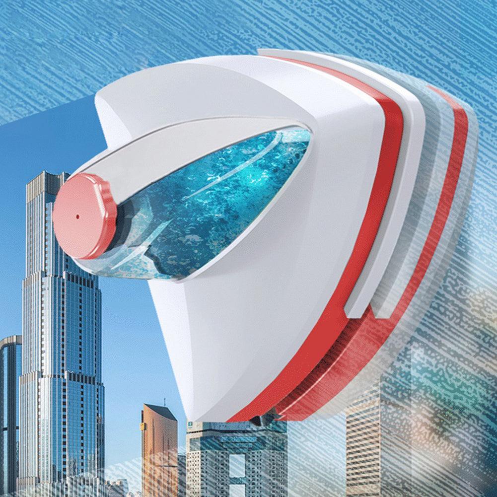 Magnetic Glass Window Cleaning Tool Automatic Water Discharge Double-layer Wiper Household Special Window Cleaner - Wizcoffer