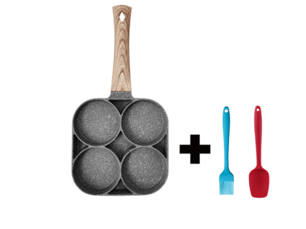 Four Hole Omelette Pan, Non-stick Pan - Wizcoffer