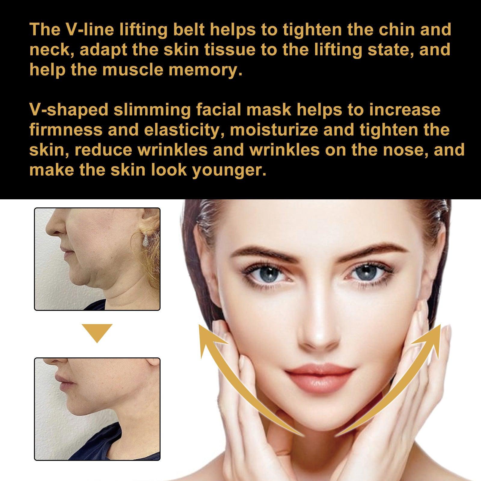V-shaped Facial Lifting Mask Firming Double Chin - Wizcoffer